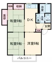 セントラルハイツAの間取り画像