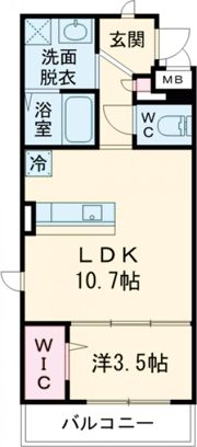 マリアロッソ富田駅前の間取り画像