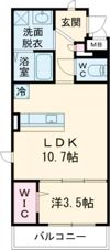マリアロッソ富田駅前の間取り画像