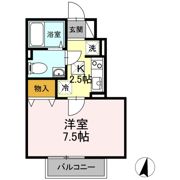 コンフォート南花沢の間取り画像