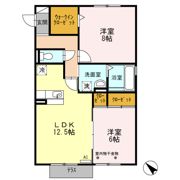 グランモア若葉Cの間取り画像