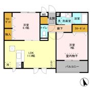 グランブラシェの間取り画像