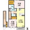 ボヌール新松戸 A棟の間取り画像