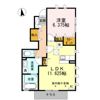 ビラージュ玉川学園 Bの間取り画像