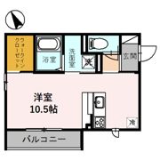 GrandThor向本折（グランソア） B棟の間取り画像