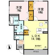 プラザセレステ Aの間取り画像