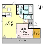 セジュールDH A棟の間取り画像