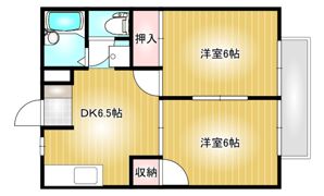 シティハイツ都の間取り画像