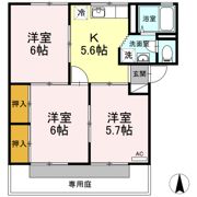 ノーブル清水 C棟の間取り画像