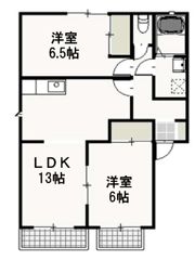 コーポ柴Bの間取り画像
