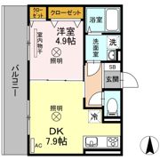 アルシオネ岡山駅西の間取り画像