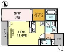 メゾンシュシュ A棟の間取り画像