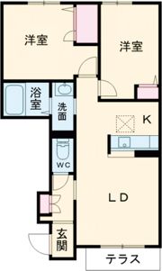 シャーメゾン尾上の間取り画像