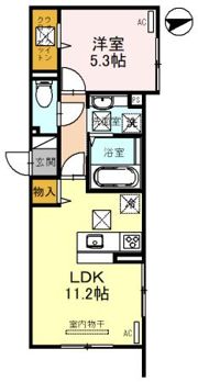 ラ メゾン ピック 中百舌鳥の間取り画像