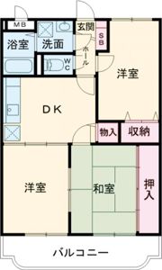 グレイスコート大浜の間取り画像
