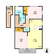 ジェントリー Ⅰ番館の間取り画像