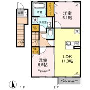 コートヤードEの間取り画像