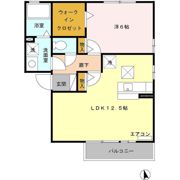 ロイヤルパルク Aの間取り画像