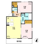 プリムヴェール 参番館の間取り画像