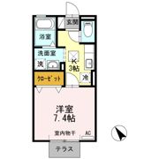 エスポワール栄Ⅱの間取り画像