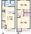 クレアテラス中島町Ⅰの間取り画像