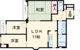 ロワイヤルユウ大牟田・荒尾の間取り画像