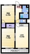 OCEAN VIEWの間取り画像