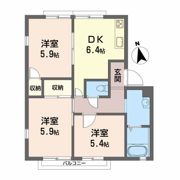 フレグランス阪南Dの間取り画像