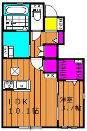 ルノワール C棟の間取り画像