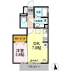 G-room飯柄（ｼﾞｰﾙｰﾑｲｲｶﾞﾗ） A棟の間取り画像