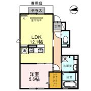 ルミエール東太子の間取り画像