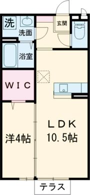 セイシェル・大山 C棟の間取り画像