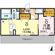 ラ・ルーチェ（中央区）の間取り画像