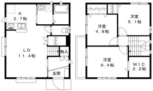 ネクスト松が丘の間取り画像