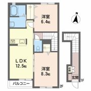 フロレゾン B棟の間取り画像
