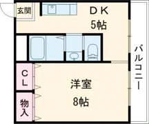 シャンテー牧野の間取り画像
