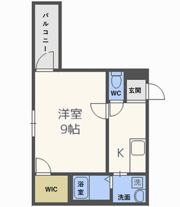 フジパレス堺初芝Ⅵ番館の間取り画像