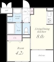 HRⅡの間取り画像