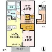 D styleの間取り画像