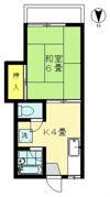 シャトー米山の間取り画像