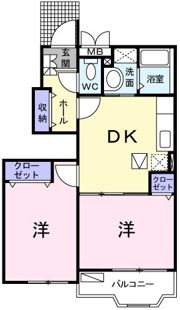 ペルルの間取り画像