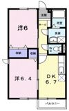 シャトーレインボーBの間取り画像