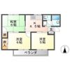 竹市南塚ハイツ Bの間取り画像