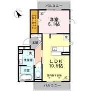 Riqueza茜部（ﾘｸｲｰｻﾞｱｶﾅﾍﾞ）の間取り画像