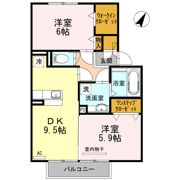 クレールSAKURAの間取り画像
