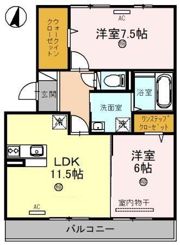 メイプルコートの間取り画像