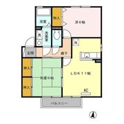 セジュールマーサ A棟の間取り画像