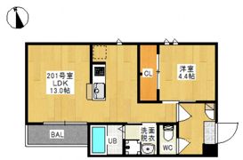 GRANDTIC 西大寺(グランティック サイダイジ)の間取り画像