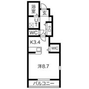 アヴァンス B棟の間取り画像