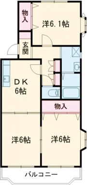 パステル壱番館の間取り画像